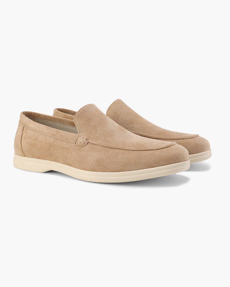 Men's Old Money Suede Slip-On Loafers