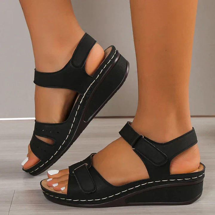 Women's Orthopedic Comfort Sandals Velcro Double Strap