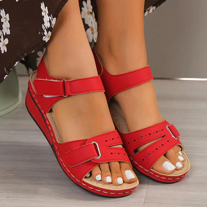 Women's Orthopedic Comfort Sandals Velcro Double Strap