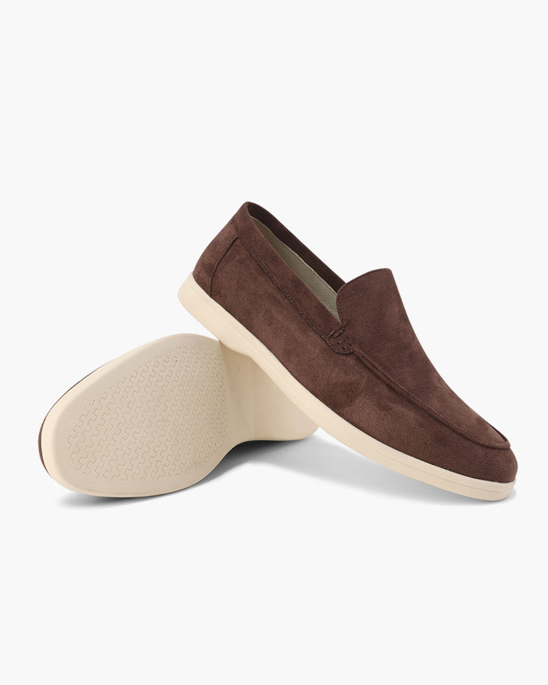 Men's Old Money Suede Slip-On Loafers