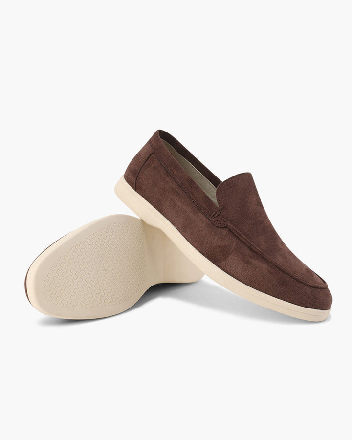 Men's Old Money Suede Slip-On Loafers