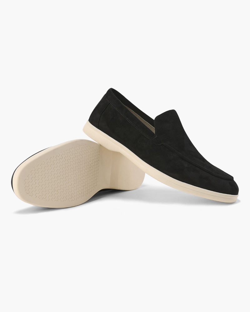 Men's Old Money Suede Slip-On Loafers