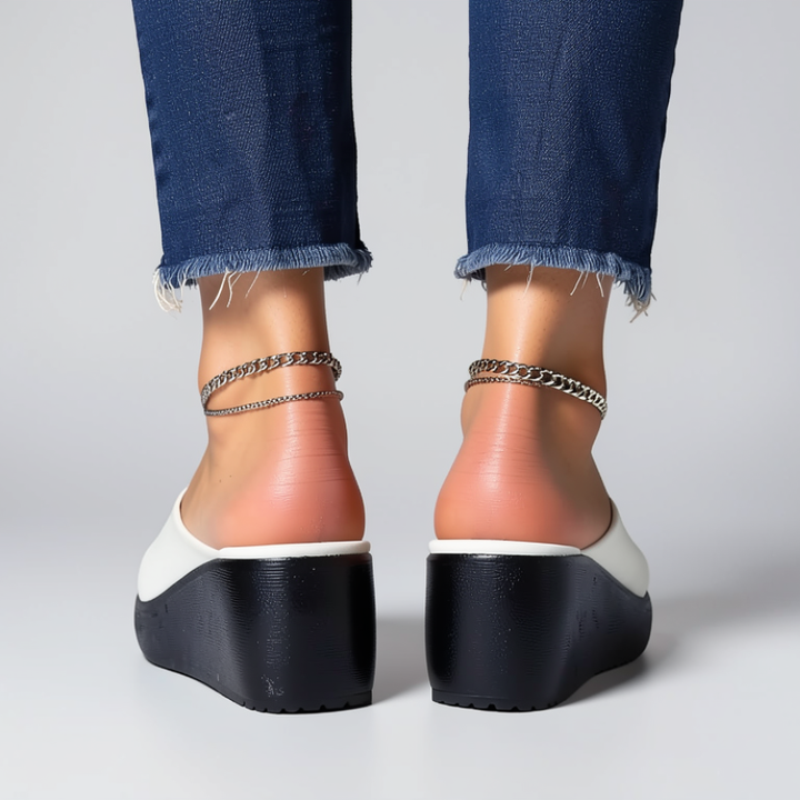 Platform Slide Sandals